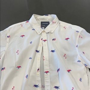 Large patterned Bonobos buttonndown